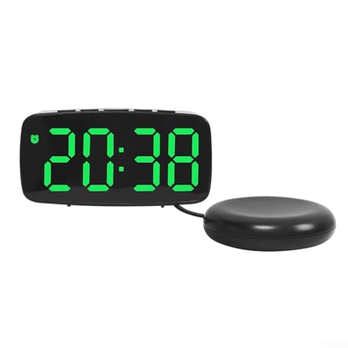 Oniissy Digitaler Wecker LED Nachttisch - W/Temperatur/Datum/Schlummerfunktion - Einstellbare Helligkeit - USB/Batteriebetrieben für Schlafzimmer/Büro (A) von Oniissy
