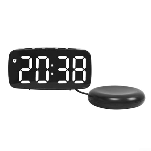 Oniissy Digitaler Wecker LED Nachttisch - W/Temperatur/Datum/Schlummerfunktion - Einstellbare Helligkeit - USB/Batteriebetrieben für Schlafzimmer/Büro (C) von Oniissy