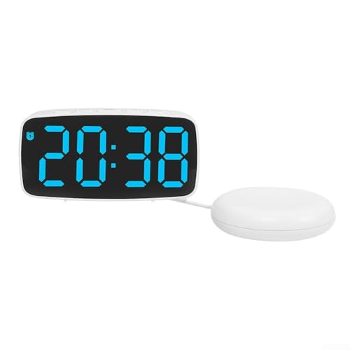 Oniissy Digitaler Wecker LED Nachttisch - W/Temperatur/Datum/Schlummerfunktion - Einstellbare Helligkeit - USB/Batteriebetrieben für Schlafzimmer/Büro (E) von Oniissy