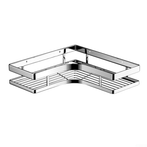 Oniissy Eck-Duschregal, rostfreier Dusch-Organizer mit großem Fassungsvermögen, Badezimmer-Regale, Toilettenartikel-Halter, Wand-Duschregal Oniissy Eck-Duschregal, rostfreier Dusch-Organizer mit großem Fassungsvermögen, Badezimmer-Regale, Toilettenartikel-Halter, Wand-Duschregal von Oniissy