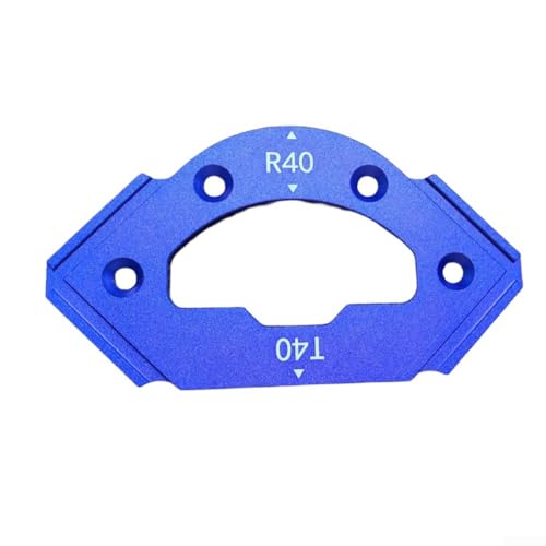 Oniissy Eckschablone für Holzbearbeitung, Aluminiumlegierung, Positionierungswerkzeug für Innen- und Außenwinkel, T-Winkel, Trimmen, Kleiderschrank, Möbel, Kantenfräsen mit doppelter Begrenzung (RT40) Oniissy Eckschablone für Holzbearbeitung, Aluminiumlegierung, Positionierungswerkzeug für Innen- und Außenwinkel, T-Winkel, Trimmen, Kleiderschrank, Möbel, Kantenfräsen mit doppelter Begrenzung (RT40) von Oniissy