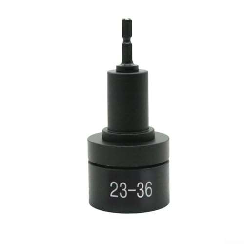 Oniissy Elektrischer Verschlusskopf für Flaschen, 10–50 mm, Hand-Verschließwerkzeug, Kunststoff, Glas, Zentrifugenflaschen, wasserdicht, verstellbare Kupplung, Metallgummi (23–36) von Oniissy