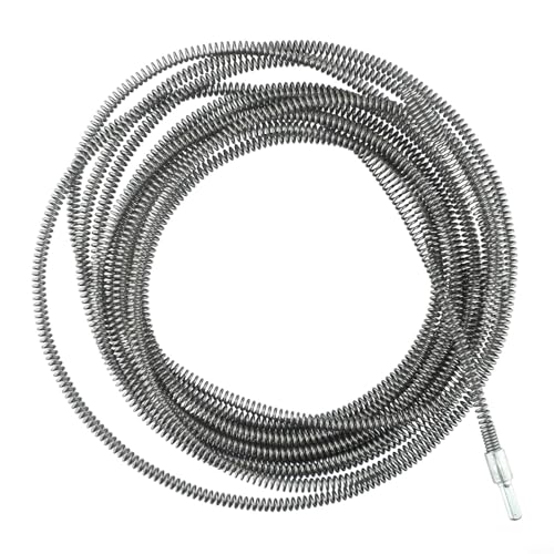 Oniissy Elektrisches Bohrer-Abflussrohr-Set mit 5 m flexibler Manganstahlfeder zum Entsperren von Küchenspüle, Bad, Badewanne, Dusche, Kanalisation und (10 m) von Oniissy