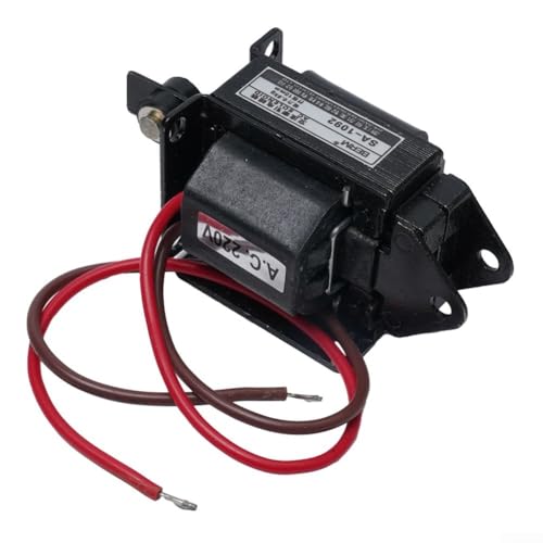 Oniissy Elektromagnet SA-1092 AC220 V, elektrischer Magnet-Stellantrieb mit Kolbendesign, Silikon-Stahlkern, wasserdichte Spule, 0,6 kg Saugkraft von Oniissy