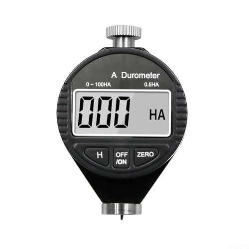 Oniissy Elektronisches digitales Härteprüfgerät, digitales Härte-Durometer-Testgerät, mit LCD-Display, für Gummi-Silikon- und Kunststoffmaterialprüfung Messwerkzeug (Typ A) von Oniissy