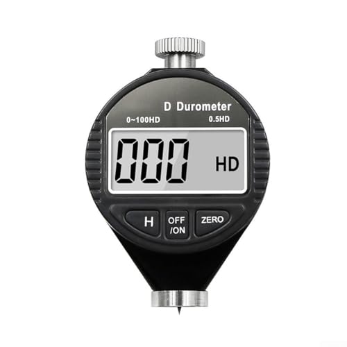 Oniissy Elektronisches digitales Härteprüfgerät, digitales Härte-Durometer-Testgerät, mit LCD-Display, für Gummi-Silikon- und Kunststoffmaterialprüfung Messwerkzeug (Typ D) von Oniissy