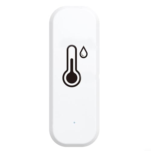Oniissy Für Tuya Wireless Temperatur Luftfeuchtigkeit Detektor WiFi für ZigBee Smart Home Sensor Innen Thermohygrometer Digitalanzeige Fernüberwachung Datenexport (A) von Oniissy