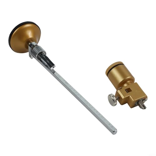 Oniissy Glas-Kompassschneider mit rundem Griff und Saugnapf, verstellbares rundes Glasschneidewerkzeug für 200 mm oder 400 mm Durchmesser, Metalllegierung und Gummi (400 mm) von Oniissy