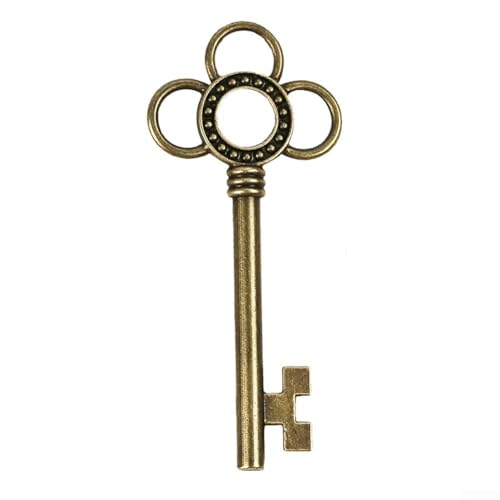 Oniissy Großes antikes Vintage-Messing-Skelett-Schlüsselschrankschloss für Wohnmöbel, dekorativer Bronze-Metalllegierungsschlüssel für Schublade, Schrank, Schmuckkasten, DIY Handwerk und Schätze (D) Oniissy Großes antikes Vintage-Messing-Skelett-Schlüsselschrankschloss für Wohnmöbel, dekorativer Bronze-Metalllegierungsschlüssel für Schublade, Schrank, Schmuckkasten, DIY Handwerk und Schätze (D) von Oniissy