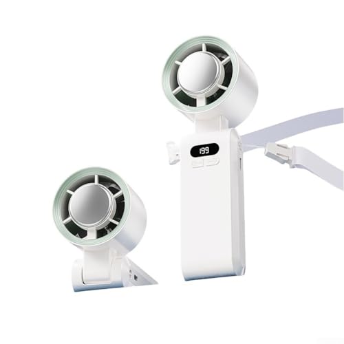 Oniissy Handventilator mit Eiskühler, wiederaufladbar, persönlicher Ventilator, 1-199 Grad einstellbare Geschwindigkeit, 3-in-1 Mini-Hand-/Schreibtisch-/Hals-Mini-Ventilator, tragbarer Handventilator Oniissy Handventilator mit Eiskühler, wiederaufladbar, persönlicher Ventilator, 1-199 Grad einstellbare Geschwindigkeit, 3-in-1 Mini-Hand-/Schreibtisch-/Hals-Mini-Ventilator, tragbarer Handventilator von Oniissy
