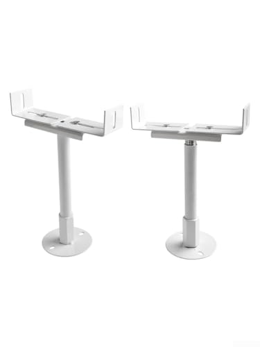 Oniissy Heizkörper-Bodenhalterungen aus Aluminium, verstellbare Höhe 11–36 cm, stabiles L-förmiges Paletten-Design für vertikale Positionierung, kompatibel mit Gusseisen-Heizkörpern, (verstellbar 31 von Oniissy