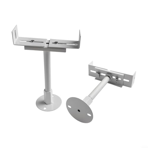Oniissy Heizkörperhalterung aus Aluminium, höhenverstellbar, für Gusseisen-Heizkörper, weiß, 2 Stück (verstellbar 31–36 cm) von Oniissy