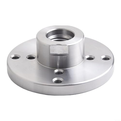 Oniissy Holzdrehmaschine Frontplatte 1-8TPI Gewinde Stahlfutter Frontplatte für Drehmaschine Holzbearbeitungsprojekte Professionelle DIY Werkstatt Werkzeug 2 3 4 Zoll (10,2 cm) von Oniissy