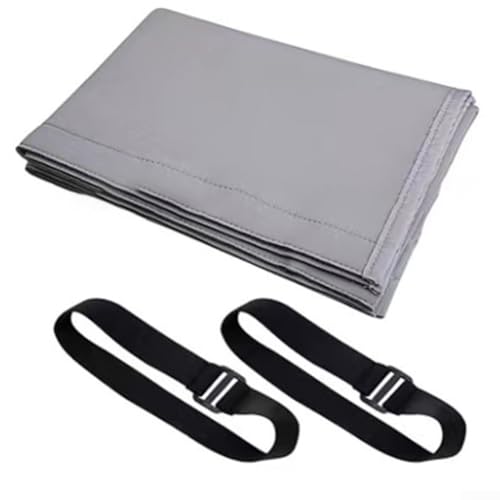 Oniissy Klimaanlagen-Schlauchabdeckung, 150 x 54 cm, Hellgrau, tragbare AC-Abluftschlauch-Schutzwicklung für 12,7 cm / 15 cm Durchmesser, Polyester-Verbund-Isolierhülse Oniissy Klimaanlagen-Schlauchabdeckung, 150 x 54 cm, Hellgrau, tragbare AC-Abluftschlauch-Schutzwicklung für 12,7 cm / 15 cm Durchmesser, Polyester-Verbund-Isolierhülse von Oniissy