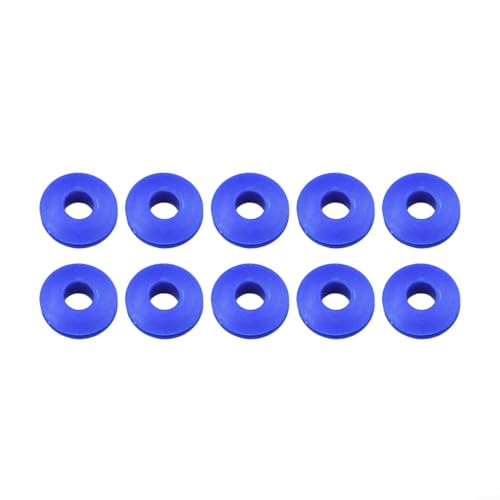 Oniissy Kunststoff-Ösen-Set, runde Planen-Ösen, Pool-Solar-Abdeckungs-Reparaturteile, wetterbeständig, einfache Installation, Handwerkzeug-Set (10 Stück, blau) von Oniissy