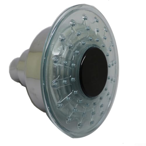 Oniissy LED-Temperatur-Duschkopf, 3 Farbwechsel, wasserbetriebener Badezimmer-Sprühkopf mit Regenmassage-Modus, Handbrause von Oniissy