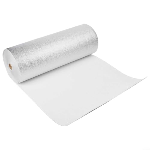 Oniissy Linen 3D-Schaumstoff-Wandaufkleber, 50 cm x 10 m, wasserdicht, selbstklebende Tapetenbögen für Schlafzimmer, Wohnzimmer, Küche, Badezimmer, Heimdekoration, DIY (weiß) von Oniissy