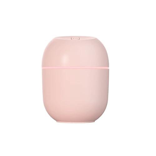 Oniissy Luftbefeuchter Tragbarer Mini Luftbefeuchter für Schlafzimmer, Persönlicher Desktop Luftbefeuchter, USB Cool Mist Luftbefeuchter mit Licht, für Büro Zuhause Auto-Pink-02 von Oniissy