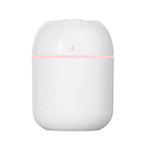 Oniissy Luftbefeuchter Tragbarer Mini Luftbefeuchter für Schlafzimmer, Persönlicher Desktop Luftbefeuchter, USB Cool Mist Luftbefeuchter mit Licht, für Büro Zuhause Auto - Weiß von Oniissy