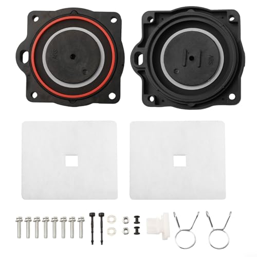 Oniissy Luftpumpen-Membran-Umbau-Set, Reparaturteile, Ersatz-Set mit Schrauben, Luftfilterschalter für HP-60 HP-80 Aquarium, Teich, Aquarium, Sauerstoffversorgungssystem Oniissy Luftpumpen-Membran-Umbau-Set, Reparaturteile, Ersatz-Set mit Schrauben, Luftfilterschalter für HP-60 HP-80 Aquarium, Teich, Aquarium, Sauerstoffversorgungssystem von Oniissy