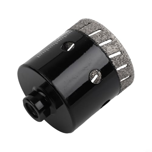 Oniissy M10 Trockenbohrer, 20–90 mm, Lochschneider für Winkelschleifer, direktes Trockenbohren für Marmor, Porzellanfliesen und Glas, gelötetes Kern-Design mit verbessertem (50 mm) von Oniissy