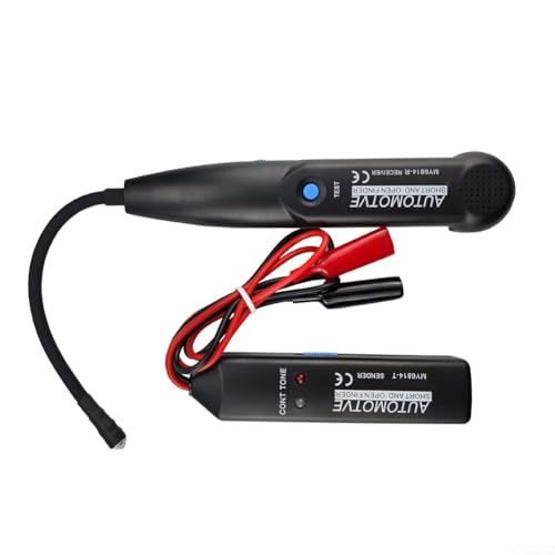 Oniissy MY6814 Drahttester, Kabelsuchgerät, Tongenerator, Sonden-Kit für Autotelefon, Netzwerkkabel, Nachverfolgung, Identifizierung mit LED-Licht, 3,5 mm Kopfhöreranschluss Oniissy MY6814 Drahttester, Kabelsuchgerät, Tongenerator, Sonden-Kit für Autotelefon, Netzwerkkabel, Nachverfolgung, Identifizierung mit LED-Licht, 3,5 mm Kopfhöreranschluss von Oniissy