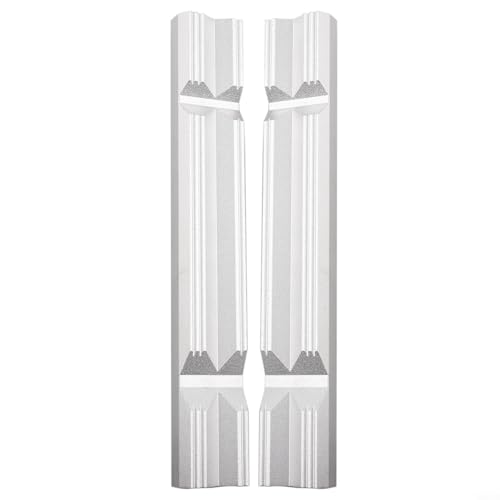 Oniissy Magnetische Schraubstockbacken für CNC-Fräsen, V-Backeneinsätze aus Aluminiumlegierung mit starken Magneten für Rohre und zylindrische Werkstücke, passend für 4/5/6/8 Zoll Schraubstock (20,3 von Oniissy