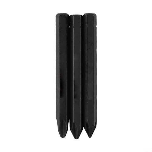 Oniissy Magnetisches Schraubendreher-Bit-Set, 3 Stück, 80 mm, Sechskantschaft, Kreuzkopf, PH1, PH2, PH3, langlebige Stahllegierung für elektrische Schraubendreher, Bohrer und Elektrowerkzeuge (0) von Oniissy