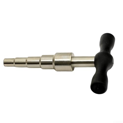 Oniissy Manueller Rohrerweiterungs-Kalibrierwerkzeug mit T-Griff, 5-Gang verstellbares Rohrentgratwerkzeug für mehrschichtige Aluminiumverbund-, Kunststoff- und Heizungsrohre, 16 mm von Oniissy