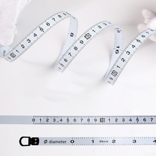 Oniissy Maßband mit Stahldurchmesser, einziehbar, metrisches Lineal, Konstruktionswerkzeug mit magnetischem Kopf, automatische Verriegelung für Rohre, Bäume, Körpermessung, 300 cm von Oniissy