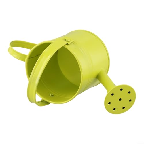 Oniissy Metall-Gießkanne kleiner Gartensprinkler-Topf, langer Ausguss, Pflanzenkessel für drinnen und draußen, Blumenkessel mit stabilem Boden, 7 cm Höhe (hellgrün) von Oniissy