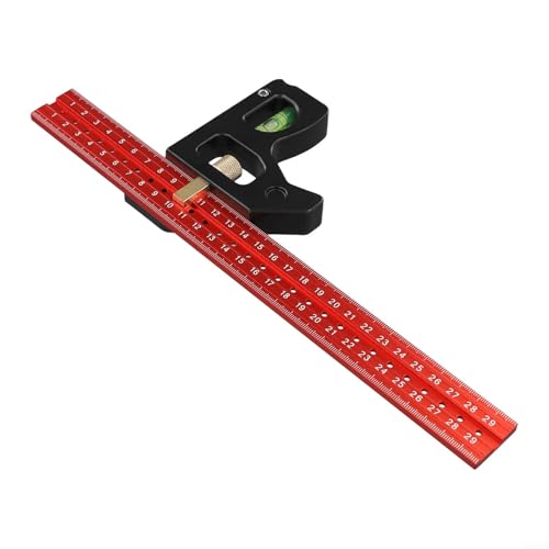 Oniissy Multifunktionaler Kombinationswinkel aus Edelstahl, 400 mm/300 mm/600 mm, hochpräzises Messwerkzeug für Holzbearbeitung, mit beweglichem Vierkantkopf und Sockel aus Aluminiumlegierung (300 mm) Oniissy Multifunktionaler Kombinationswinkel aus Edelstahl, 400 mm/300 mm/600 mm, hochpräzises Messwerkzeug für Holzbearbeitung, mit beweglichem Vierkantkopf und Sockel aus Aluminiumlegierung (300 mm) von Oniissy