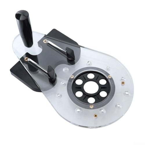 Oniissy Offset-Oberfräsen-Grundplatte mit Kantenführung, umkehrbare Zaunführung für Holzbearbeitungswerkzeuge, Werkstattausrüstung, Acrylmaterial, 300 x 177 mm, kompatibel mit den meisten Oniissy Offset-Oberfräsen-Grundplatte mit Kantenführung, umkehrbare Zaunführung für Holzbearbeitungswerkzeuge, Werkstattausrüstung, Acrylmaterial, 300 x 177 mm, kompatibel mit den meisten von Oniissy