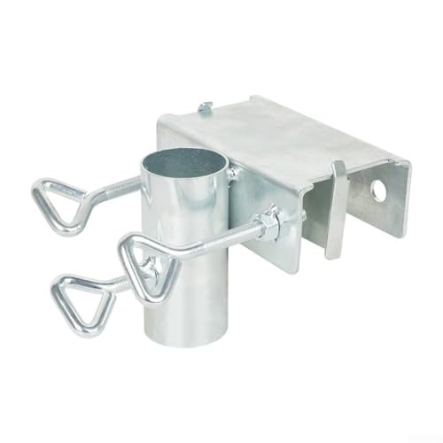 Oniissy Outdoor Umbrella Pole Holder Metal Clamp Mount Bracket For Garden Furniture Deck Rail Beach Chair Patio Table With 1.46 Inch Pole Diameter Support von Oniissy