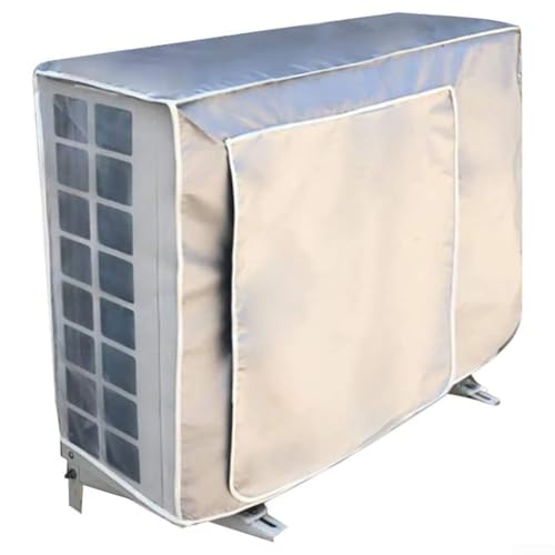 Oniissy Oxford Cloth Air Conditioner Outdoor Unit Cover, Waterproof and Dustproof Protective Case, UV Sun Protection, Polyester Silver Coating for Weather Resistance,(Small 1P) von Oniissy