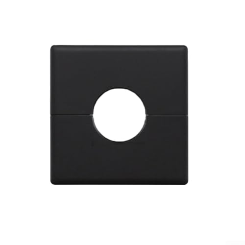 Oniissy Quadratische Rohr-Wandabdeckung, dekorativer Rand, Duschrohrabdeckung, Rohrverkleidung, dekorative Duschrohrabdeckung (32 mm) von Oniissy
