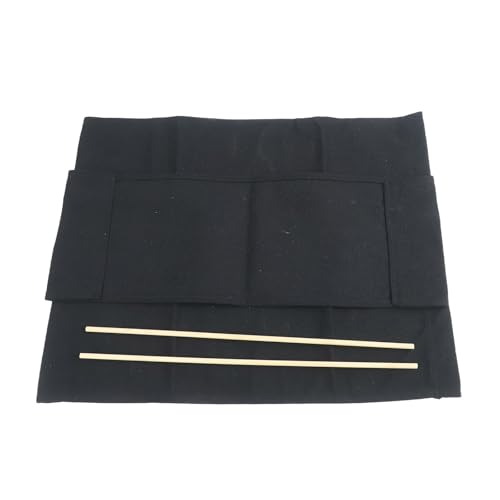 Oniissy Regiestuhl-Ersatzbezug aus Segeltuch, für den Außenbereich, Terrassenmöbel, Sitzbezüge mit Montagezubehör, Polyester, wasserdicht (schwarz) von Oniissy