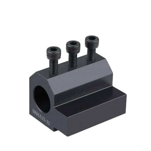 Oniissy SBHA Werkzeugpfostenhalter mit geradem Schaft für CNC-Drehmaschine – Schnellwechsel 20 mm, 25 mm, 32 mm, 40 mm – 42CrMo-Stahlnitrid – Vakuum-Abschreckung gehärtet – Schwarz (25–32) von Oniissy