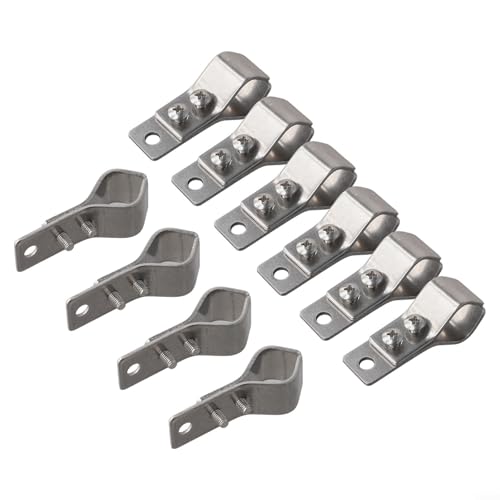 Oniissy SS304 Edelstahl-Rohrschellen, verstellbare Stützhalterungen für Sonnenschutz, Netzmontage, Garten, Schattenstruktur, Outdoor, 16–26 mm, 10 Stück Oniissy SS304 Edelstahl-Rohrschellen, verstellbare Stützhalterungen für Sonnenschutz, Netzmontage, Garten, Schattenstruktur, Outdoor, 16–26 mm, 10 Stück von Oniissy