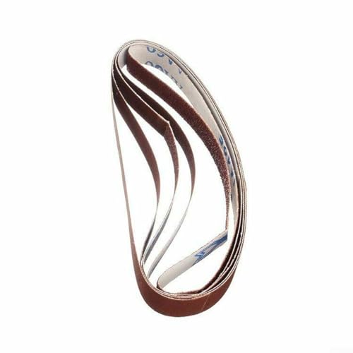 Oniissy Schleifbänder, 457 x 13 mm, Körnung 1000, 10-teiliges Set, Schleifbänder für Heimwerker, Schleifen und Polieren von Holz, Metall, Kunststoff, Aluminium, perfekt für mehrere Anwendungen von Oniissy