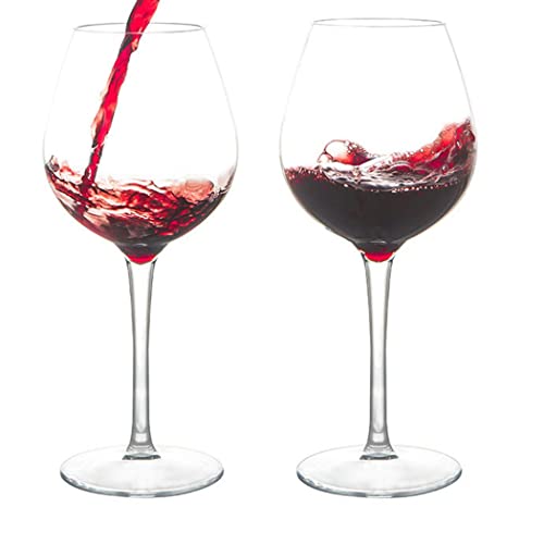 Oniissy Silikon-Kunststoff-Weinglas-Becher, transparent, unzerbrechlich, Bar, Zuhause, Kelch, wiederverwendbar, Trinkgeschirr für den Außenbereich, Jahrestag (320 ml/550 ml/580 ml) - 320 ml von Oniissy