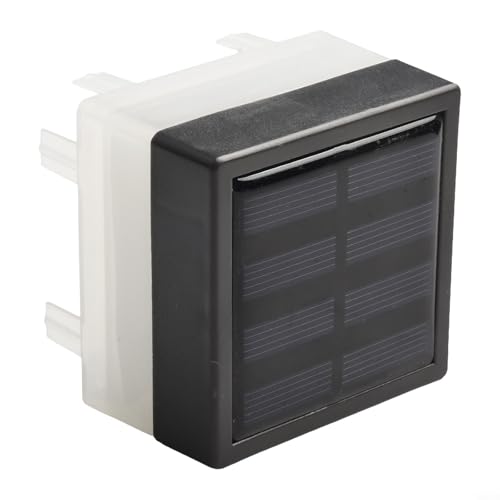 Oniissy Solarbetriebene Säulenleuchte für den Außenbereich, wasserdicht, quadratische Pfostenkappenlampe mit monokristallinem Panel, IP44, für Garten, Hof, Terrasse, Zaun, einfache Installation (B) Oniissy Solarbetriebene Säulenleuchte für den Außenbereich, wasserdicht, quadratische Pfostenkappenlampe mit monokristallinem Panel, IP44, für Garten, Hof, Terrasse, Zaun, einfache Installation (B) von Oniissy