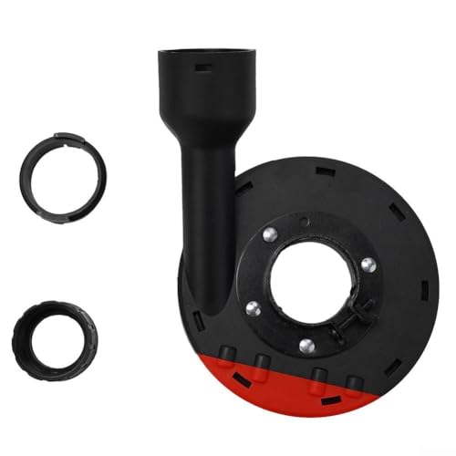 Oniissy Staubschutz für Winkelschleifer, 10,2 cm, 110 mm, kompatibel mit den meisten Winkelschleifern, ABS-Staubhaubenaufsatz mit 44 mm Sauganschluss für Werkstattsicherheit von Oniissy