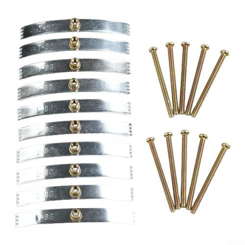 Oniissy Steckdosenmontage Hardware Kit Wandabzweigdose Reparatur Stahlschrauben Montagezubehör für effektive Abzweigdose Reparaturen inklusive 10 Schrauben Oniissy Steckdosenmontage Hardware Kit Wandabzweigdose Reparatur Stahlschrauben Montagezubehör für effektive Abzweigdose Reparaturen inklusive 10 Schrauben von Oniissy