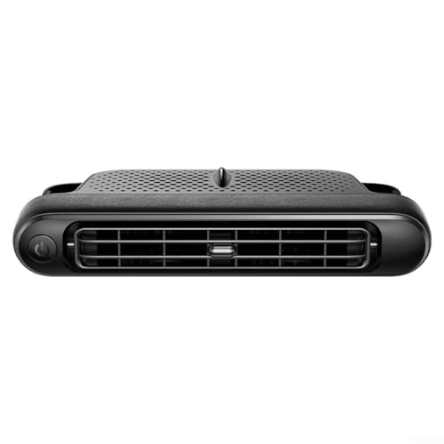 Oniissy USB-Auto-Rücksitzventilator mit zwei Turboventilatoren, leiser bürstenloser Motor und 3-Gang-einstellbarer Kühlung, kompakter elektrischer Ventilator für Limousinen, SUVs, Wohnmobile, Schwarz Oniissy USB-Auto-Rücksitzventilator mit zwei Turboventilatoren, leiser bürstenloser Motor und 3-Gang-einstellbarer Kühlung, kompakter elektrischer Ventilator für Limousinen, SUVs, Wohnmobile, Schwarz von Oniissy
