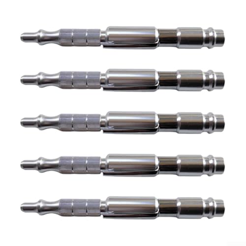 Oniissy Verstellbares Taschen-Luftblas-Set, Aluminiumlegierung, Luftstromstift, 1/4 für NPT-Anschluss, leichtes Staubwedel-Werkzeug für die Wartung zu Hause, Automobil, 5 Stück von Oniissy