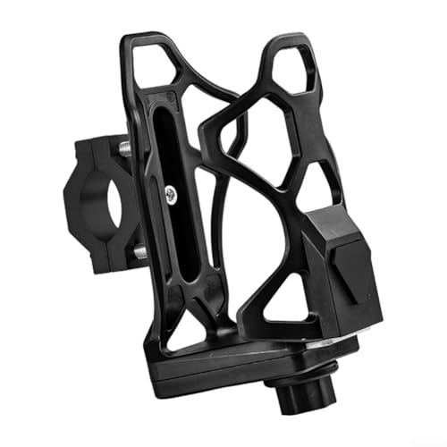 Oniissy Vielseitige Motorrad-Getränkehalter-Halterung, ABS-Material mit verschleißfester Oberfläche, passend für die meisten Motorradmodelle für sichere Flaschenplatzierung (SBZJ-003-Schwarz) von Oniissy