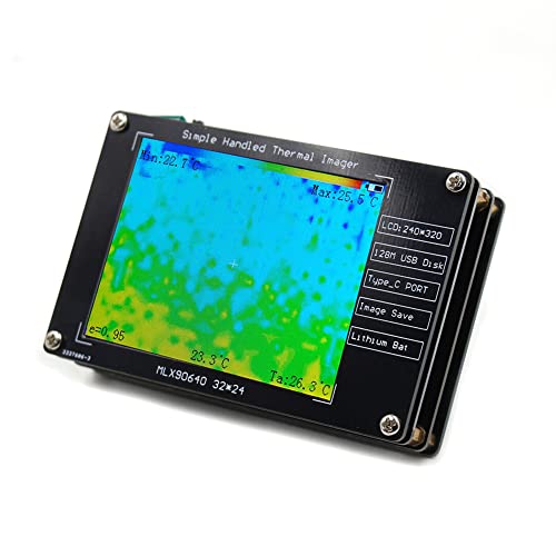 Oniissy Wärmebild, hohe Auflösung, 320 x 240 IR-Infrarot-Wärmebildkamera mit 7,1 cm Farbdisplay, Handheld-IR-Wärmebild-Temperaturmesser, -40 ℃ ~ 300 ℃ Temperaturbereich von Oniissy