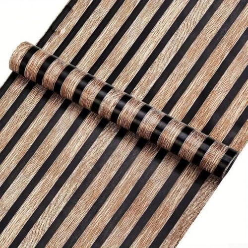 Oniissy Wasserdichte PVC-Holzmaserung, Wandaufkleber, Rolle, 45 cm x für 3 m, selbstklebende und Vinyltapete für Wandrenovierung, Möbel, Schrank, Treppe, Schublade Oniissy Wasserdichte PVC-Holzmaserung, Wandaufkleber, Rolle, 45 cm x für 3 m, selbstklebende und Vinyltapete für Wandrenovierung, Möbel, Schrank, Treppe, Schublade von Oniissy