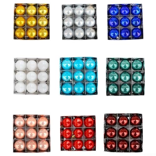 Oniissy Weihnachtskugeln für Perlenkugel Baumkugeln Party Hochzeit Ornament, Weihnachtskugel, bruchsichere Christbaumkugeln (Gold) von Oniissy